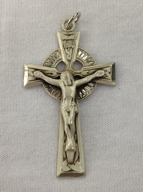 Photo of STERLING SILVER CELTIC CRUCIFIX 1239