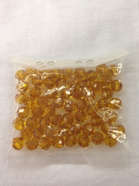 Photo of TOPAZ 8MM FACETED SWAROVSKI CRYSTAL BEADS 623T