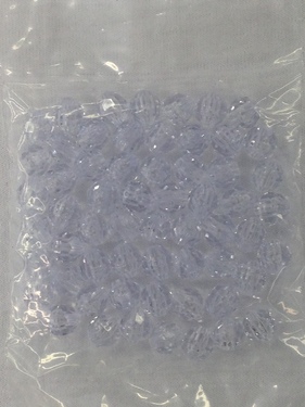 Photo of CRYSTAL 8MM FACETED TRANSPARENT BEADS 668C