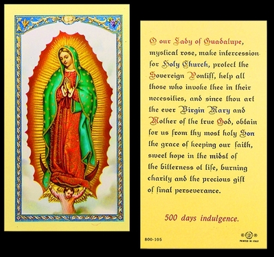 Photo of LADY OF GUADALUPE 800-105