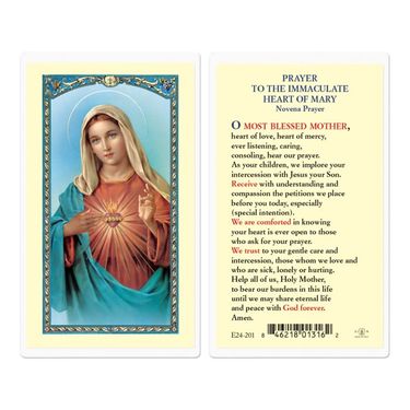 Photo of PRAYER TO THE IMMACULATE HEART OF MARY-NOVENA PRAYER 800-201