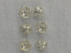 Photo of 7MM STERLING SILVER CAPS<br />Set = 12 1804