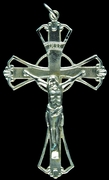 Photo of DELUXE SILVER FINISH CRUCIFIX 210