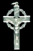 Photo of DELUXE SILVER FINISH CRUCIFIX 211