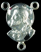 Photo of PEWTER SACRED HEART OF JESUS CENTER 317