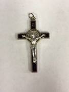 Photo of NICKEL SILVER ST. BENEDICT CRUCIFIX 502A