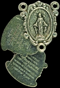 Photo of NICKEL SILVER MYSTERIES OF THE ROSARY CENTER 598