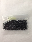 Photo of BLACK 6MM FIRE POLISHED FACETED BEADS 625BK