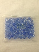 Photo of LT SAPPHIRE 8MM FIRE POLISHED FACETED BEADS 627LSA