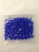 Photo of SAPPHIRE 8MM FIRE POLISHED FACETED BEADS 627SA
