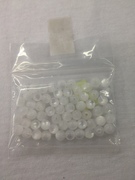 Photo of WHITE 6.5MM LUCITE BEADS 631W