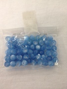 Photo of BLUE 7.5MM LUCITE BEADS 632B