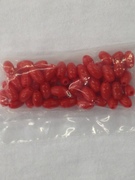 Photo of RED 6X8MM POLISHED PLASTIC BEAD 636R