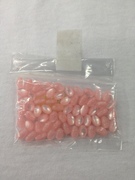 Photo of PINK 6X8MM OVAL LUCITE BEADS 651P