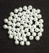 Photo of 7MM SIMULATED PEARL WHITE BEADS 654