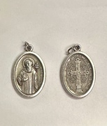 Photo of OXIDIZED ST BENEDICT MEDAL 704B