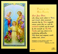Photo of PRAYER TO HOLY FAMILY 800-020