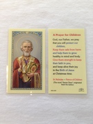 Photo of PRAYER FOR OUR CHILDREN-ST NICHOLAS 800-299