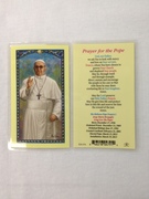 Photo of POPE FRANCIS HOLY CARD 800-524