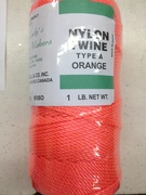 Photo of #36 ORANGE/NEON TWISTED NYLON TWINE M36O