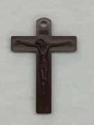 Photo of BROWN PLASTIC MISSION CRUCIFIX M51BR