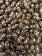 Photo of 6X9MM BROWN PLASTIC MISSION BEAD M5BR