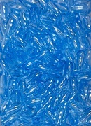 Photo of 6X9MM BLUE TRANSPARENT PLASTIC MISSION BEAD M7B