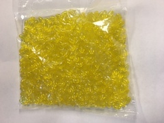Photo of 6X9MM YELLOW TRANSPARENT PLASTIC MISSION BEAD M7Y